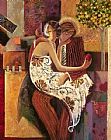 Sabzi Famous Paintings - Adam & Eve